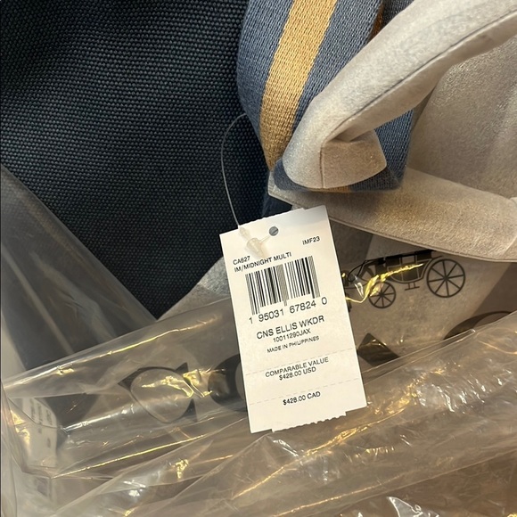 Coach Canvas Ellis Weekender with Strap - Midnight Multi - Picture 5 of 7